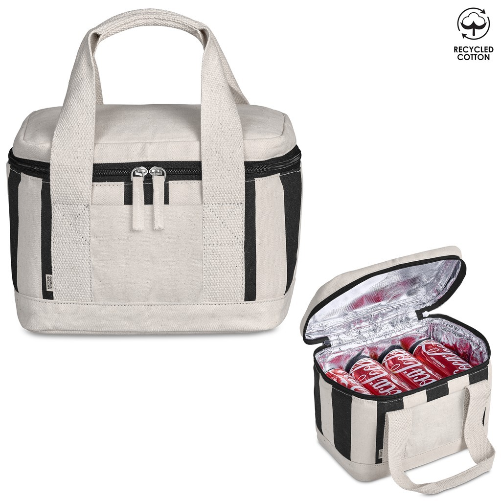 Okiyo Mochi Recycled Cotton 9-Can Cooler – Black