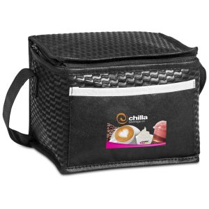 Altitude Brighton Non-Woven 6-Can Cooler in Black