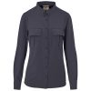 Ladies Long Sleeve Amatola Shirt - Charcoal