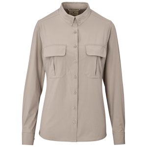 Ladies Long Sleeve Amatola Shirt in Khaki