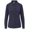 Ladies Long Sleeve Amatola Shirt - Navy