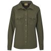 Ladies Long Sleeve Mawenzi Twill Shirt - Olive