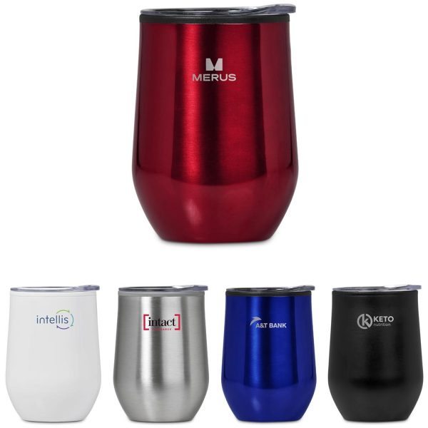 Serendipio Madison Stainless Steel & Plastic Double-Wall Tumbler - 350ml