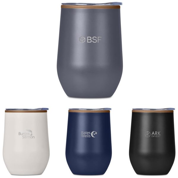Serendipio Ovolo Stainless Steel & Plastic Double-Wall Tumbler – 350ml