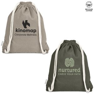 Okiyo Kinchaku Recycled Canvas Drawstring Bag