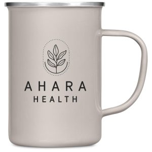 Andy Cartwright Satara Enamel Coffee Mug – 600ml in Cream