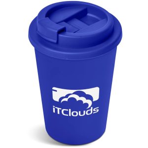 Altitude Wednesday Plastic Double-Wall Tumbler – 350ml in Blue