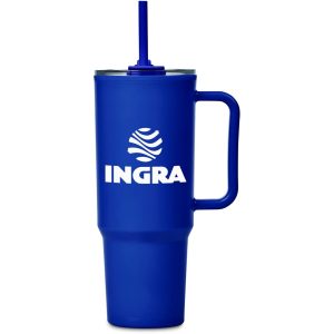 Altitude Texas Plastic Double-Wall Mug – 1.2 Litre in Blue