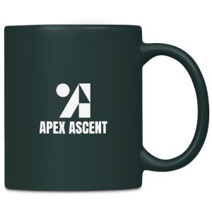 Altitude Moxen Ceramic Coffee Mug - 340ml in Dark Green