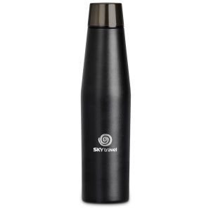 Alex Varga Onassis Stainless Steel Vacuum Water Bottle - 500ml in Gun Metal
