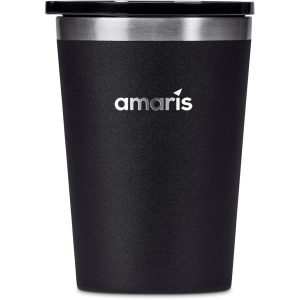 Alex Varga Figo Stainless Steel Vacuum Tumbler – 370ml in Black