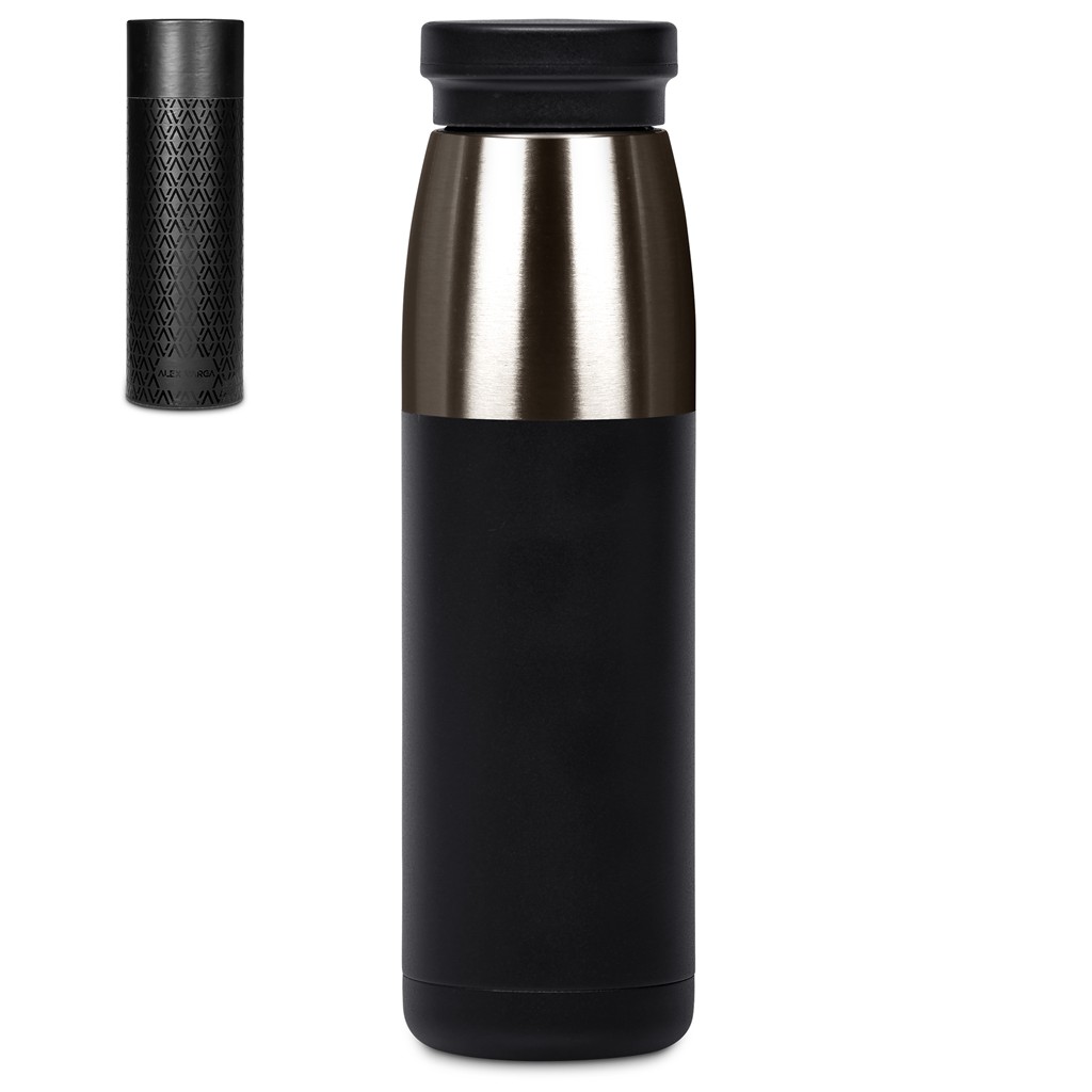 Alex Varga Borealis SS Vacuum Water Bottle - 700ml – Gun Metal