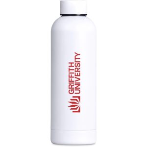 Kooshty Bermuda Recycled Stainless Steel Water Bottle – 800ml in Solid White