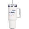 Kooshty Big Kahuna Stainless Steel Vacuum Mug – 1.2 Litre - Off White
