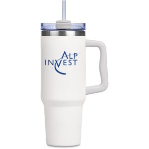 Kooshty Big Kahuna Stainless Steel Vacuum Mug – 1.2 Litre in Off White