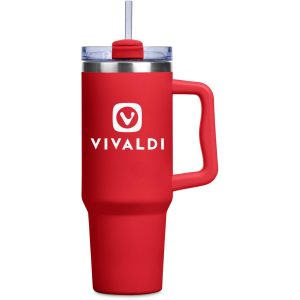 Kooshty Big Kahuna Stainless Steel Vacuum Mug – 1.2 Litre in Red