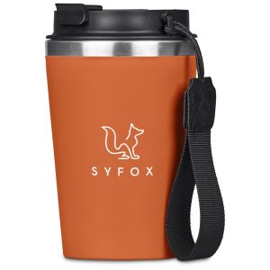 Kooshty Luca Stainless Steel & Plastic Double-Wall Tumbler – 350ml in Orange