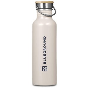 Kooshty Tugela Recycled Aluminium Water Bottle - 750ml in Cream