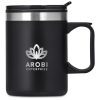 Kooshty Angelo Stainless Steel & Plastic Double-Wall Mug – 360ml - Black