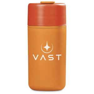 Kooshty Cuba Plastic Double-Wall Tumbler – 500ml in Orange