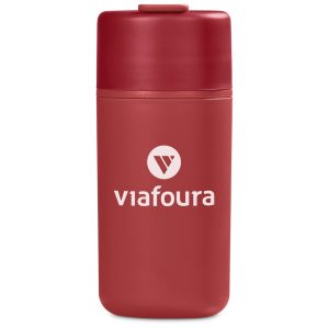 Kooshty Cuba Plastic Double-Wall Tumbler – 500ml in Red