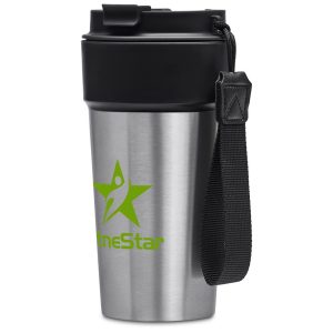 Kooshty Amigo Stainless Steel & Plastic Double-Wall Tumbler - 500ml in Black