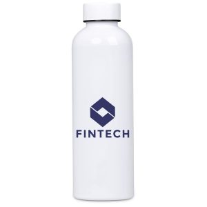 Kooshty Calabrio Recycled PET Water Bottle - 680ml in Solid White