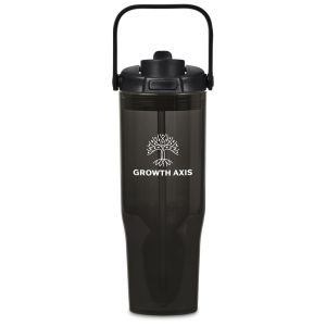 Kooshty Moomo Plastic Tumbler - 900ml in Black