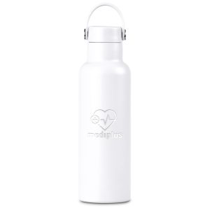 Kooshty Orinoko Stainless Steel Vacuum Water Bottle - 750ml in Solid White