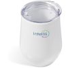 Serendipio Madison Stainless Steel & Plastic Double-Wall Tumbler - 350ml - Solid White