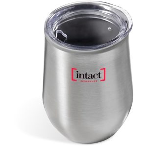 Serendipio Madison Stainless Steel & Plastic Double-Wall Tumbler - 350ml in Silver