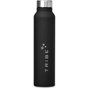 Serendipio Baxter Stainless Steel Water Bottle - 1 Litre in Black