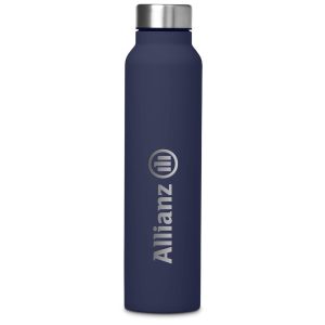 Serendipio Baxter Stainless Steel Water Bottle - 1 Litre in Navy