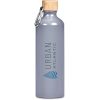 Serendipio Origen Aluminium & Bamboo Water Bottle – 750ml - Grey