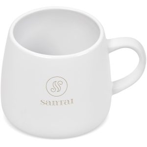 Serendipio Camden Ceramic Coffee Mug - 400ml in Solid White
