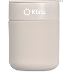 Serendipio Pimlico Ceramic Coffee Tumbler – 300ml in Cream