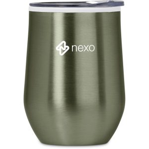 Serendipio Vogue Madison Stainless Steel & Plastic Double-Wall Tumbler - 350ml in Light Green