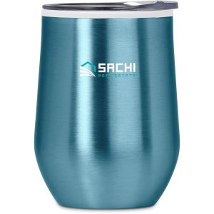 Serendipio Vogue Madison Stainless Steel & Plastic Double-Wall Tumbler - 350ml in Light Turquoise