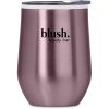 Serendipio Vogue Madison Stainless Steel & Plastic Double-Wall Tumbler - 350ml - Pink