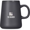 Serendipio Dorset Ceramic Coffee Mug – 400ml - Dark Grey