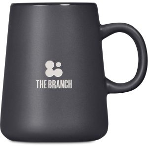 Serendipio Dorset Ceramic Coffee Mug – 400ml in Dark Grey