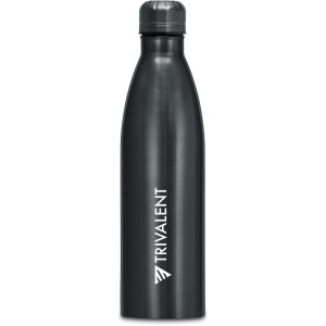 Serendipio Miranda Stainless Steel Water Bottle – 1 Litre in Dark Grey