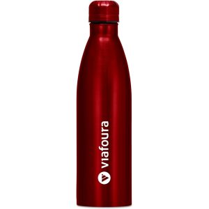 Serendipio Miranda Stainless Steel Water Bottle – 1 Litre in Red