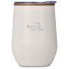 Serendipio Ovolo Stainless Steel & Plastic Double-Wall Tumbler – 350ml - Cream