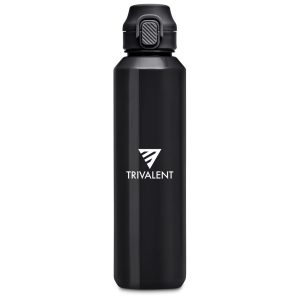 Serendipio Ramsey Recycled PET Water Bottle - 750ml in Black
