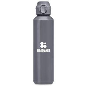 Serendipio Ramsey Recycled PET Water Bottle - 750ml in Dark Grey