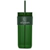Serendipio Mayfair Plastic Tumbler & Straw – 650ml - Dark Green