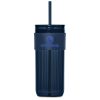Serendipio Mayfair Plastic Tumbler & Straw – 650ml - Navy