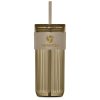 Serendipio Mayfair Plastic Tumbler & Straw – 650ml - Stone