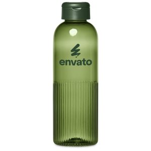 Serendipio Marlow Recycled PET Water Bottle – 750ml in Dark Green